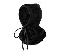 aaSccex Damen-Strickmütze Kapuzenschal Schalmütze Damen Weiche Wintermütze Winddichte Retro Beanie Mütze Wintermütze Frühling Mütze Halswärmer Strickmütze