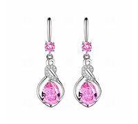 aaSccex Hersteller Hersteller Bohrmaschine Schmuck Shiny Zirkon Damen Large Medium Lang Drop Ohrringe Kupfer Ringreiniger Pack Zubehör Hersteller Schmuck, Einheitsgröße, Kupfer, Ohne Edelstein