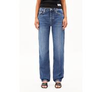 AAVELINE MID WAIST STRAIGHT JEANS | TENCEL™ Lyocell-Mix Non Stretch - blau (32-32)