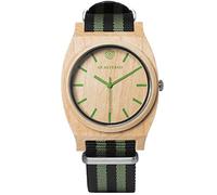 AB AETERNO Route Green Black Ahorn Holz Grün Swiss Quarz Schwarz Hypoallergen Unisex Uhr