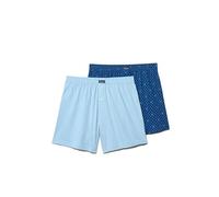 Packung mit 2 essential Baumwoll-Herrenboxershorts mit elastischem Bund A0100 L