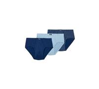 Abanderado Offener Slip mit originellem Druck, offener Slip für Herren (3 Stück), Geometrische Blaue Mischung, 56