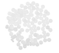 Abaodam 100 Stück Silikon Ohrringkissen Transparent Oval Clip Ohrringverschlüsse Ohrpolster Schmerzfrei für Clip Ohrringe Schmuckherstellung