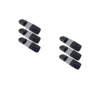 Abaodam 2 Sätze Teiliges Multifunktions Storage Schwarze Aufbewahrungstaschen Für Yoga Sport Und Reisen Atmungsaktive Kordelzugbeutel Mit Praktischem Design 3 Stück * 2