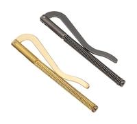 Abaodam 2 Stück Geldhalter mit Federklemme aus Eisen in Klassischem Design Praktische Geldklammern für Herren Verhindert das Verrutschen von Bargeld