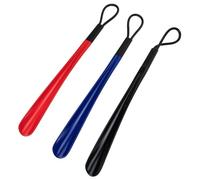 Abaodam 3 Stück Schuhheber Praktischer Schuhanzieher aus Langlebigem Material Glatte Oberfläche Hilfsmittel zum Anziehen von Schuhen für Senioren und Schwangere Zufällige Zufällige Farbe