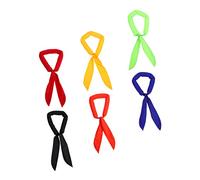 Abaodam 6 Stück-Pack Kühlende Nackenwärmer aus Baumwolle Schnelltrocknendes Sporthandtuch Schweißabsorbierendes Kühlbandana für Outdoor Golf und Fitness