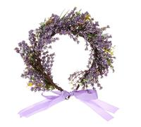 Abaodam Blumenkranz Brautkranz Stirnband mit Künstlichen Blumen und Blättern Fest Sitzendes Haarband mit Zartem Design für Hochzeit Halloween und Reisen Zufällige Farbe
