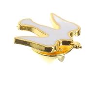 Abaodam Christliche Tauben brosche Emaille Anstecknadel für Kleidung und Hüte Vielseitig als Brustpin und Accessoire für Feierlichkeiten Langlebiges Religiöses Schmuckstück