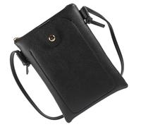 Abaodam Damen Umhängetasche Handytasche aus Robustem Material Mittelgroße Crossbody Tasche Schwarz für Freizeit Arbeit und Shopping