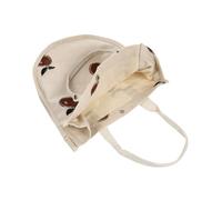 Abaodam Große Canvas Handtasche Damen Vielseitige Tragbare Schultertasche Beige Geräumig und Schlicht Modische Umhängetasche für Alltag Schule und Freizeit Praktische Allzwecktasche