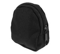 Abaodam Kleine Kleiner Reißverschluss Geldbörse aus Oxford Gewebe mit Karabinerhaken Tragbares Münztäschchen für Karten Schlüssel Kleingeld Outdoor Portemonnaie für Damen und Herren