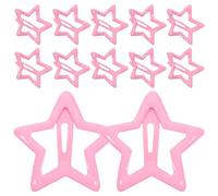Abaodam Kleine Stern Haarspangen 20 Stück aus Robustem Metall mit Clipverschluss Haaraccessoires für Mädchen im Alter von 8 10N für Alltag und Party