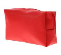 Abaodam Kosmetiktasche Verschmutzung Rotem Glänzendem Pu Leder Tragbare aus vor Schutz Design Kompakter Kulturbeutel zum Reisen