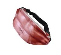 Abaodam Lustige Bauchtasche mit 3D Bauchmuskelmuster aus Wetterbeständigem PU Leder Robuste Gürteltasche für Damen und Herren Geräumige Hüfttasche für Reisen und Alltag