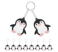 Abaodam Pinguin Schlüsselanhänger Leicht und Langlebig 24 Stück aus Weichem Pvc als Taschen und Rucksackanhänger für Tiermottopartys und Geschenkideen