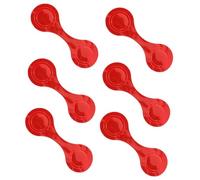 Abaodam Reflektierende Magnetische Clips 6 Stück Aus PVC Für Kleidung Rucksäcke Und Hundegeschirre Bei Nacht Outdoor