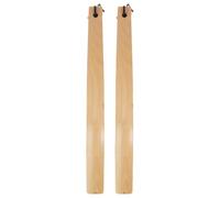 Abaodam Schuhanzieher 2 Stück mit Langem Holzgriff - 38cm Schuhlöffel Komfortabler Schuhheber für Senioren und Geeignet für Schuhe und Stiefel im Alltag