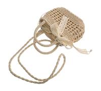 Abaodam Strandtasche aus Gewebtem Material für Damen Handliche Umhängetasche im Boho-stil Großes Fassungsvermögen für Urlaub und Freizeitaktivitäten Lässige Schultertasche