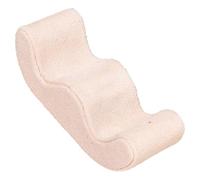 Abaodam Uhrenkissen aus Strapazierfähigem Veloursleder mit Elastischem Eva Schaum Beige 9,7 X 4,8 X 3,3cm Präsentationskissen für Uhren und Armbänder Schmuckhalter für Uhrenbox und