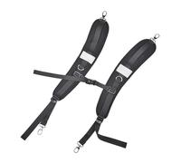 Abaodam Verstellbare Gepolsterte Doppel Rucksackgurte mit Neopren Schulterpolster Wasserabweisend für Outdoor Sport Drift Taschen 1 Paar