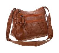 Abaodam Weiche Damen Umhängetasche Große Mama Schultertasche mit Verstellbarem Gurt Mehrlagig Robustes Polyester Baumwoll Material Geräumig für Reisen und Alltag