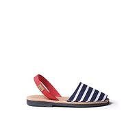 Abarca für Frauen aus Leder - Mao-BR Seemannfarbe, 41 EU