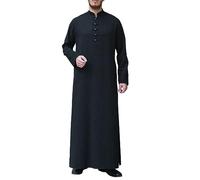 Abaya Herren Gebetskleidung für Männer Muslimische Kleider Gebetskleid Arabische Kaftan Islamische Kleidung Thobe Muslim Robe Tunika