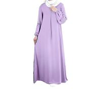 Abaya Kleid, Ferace Tesettür Fermuarlı, Jilbab Langarm Lange Hijab Kleid Prayer Dress Muslim Islamische Elegant Islamische Kleider Abaya Gebetskleid Arabische Türkische Muslimische Kleidung Ramadan