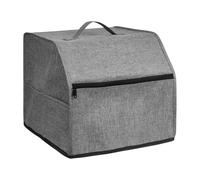 Abdeckhaube für Nähmaschinen, Staubschutzhülle mit Aufbewahrungstaschen, Staub Abdeckung Staubschutz Schutzhülle für Overlock Nähmaschinen und Zubehör (Grey)