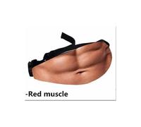 (Abdominal muscles) 3D Herren Freizeit Bauchtasche Bierbauch Funny Lustige Tasche Gürteltasche Bags
