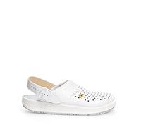 ABEBA 5300 ESD Clogs & Pantoletten rubber Unisex-Arbeitsschuhe weiß