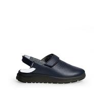 ABEBA 845020 - Unisex Schuhe - ACTIVE Clog SRC - Perforiertes Design - EU 39 - Dunkelblau - Futtermaterial: Stoff - Mit Klettverschluss