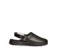 ABEBA 877030 - Unisex Schuhe - ACTIVE Clog SRC - Perforiertes Design - EU 38 - Schwarz - Futtermaterial: Stoff - Mit Schnallenverschluss