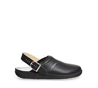 Abeba Clog 9252 - rubber Glattleder schwarz, zertifiziert, 36