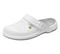 Abeba Clog ABEBA 35600, weiß, ESD, OB weiß 46