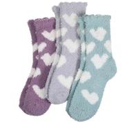 Abeillo 3 Paar Kuschelsocken Damen,Flauschige Socken aus Korallenfleece,Wintersocken Warme Elastizität Schlafsocken, Haussocken für Winter Weihnachten