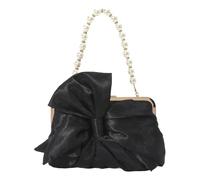 Abend-Clutch-Tasche für Damen, süße Schleifen, Clutches, Geldbörse, Handtasche, Handtasche, Handtasche, Handtasche, Handtasche, elegante Clutch für Hochzeit, Schwarz, Mass Beauty
