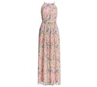 SWING - Abendkleid aus floral bedrucktem Chiffon mit Zierträgern rose/multi, 4OS