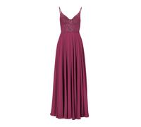 hey kyla - Abendkleid aus Materialmix grape wine - Gr. - 34