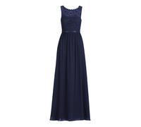 Vera Mont Damen Lang Ohne Arm Kleid, Blau, 36 EU