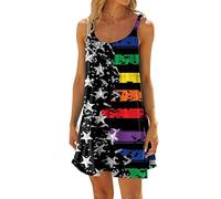 Abendkleid Damen, Damen Sommerkleider Sexy TräGerloses Schulterfreies Blumendruck Kleid Taillenkleid Strandkleid Lässige Kurzes Kleid Loose RüSchen Minikleid Mini Blumenkleid Kleid Für Frauen