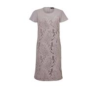 Abendkleid GOLDNER "Kleid aus sommerlicher Spitze", Damen, Gr. 48, N-Gr, grau (taupe), Obermaterial: 100% Polyester PES., festlich, Halbarm, Kleider Abendkleid, mit kleinen Flügelärmelchen (12322838-4