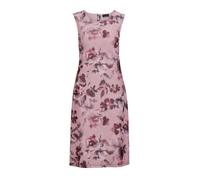 Abendkleid GOLDNER "Kurzgröße Elegantes Kleid aus weichem Mesh", Damen, Gr. 25, K-Gr, rosa (rosenquarz, purpur, gemustert), Obermaterial: 92% Polyester PES. 8% Elasthan EL., Kleider Abendkleid, mit tr