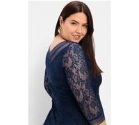 Abendkleid SHEEGO "Große Größen" Gr. 54, Normalgrößen, blau (marine) Damen Kleider Partykleid (62933257-54) marine
