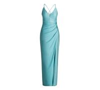 Abendkleid VERA MONT "Damen im Glitzer-Look", Damen, Gr. 32, Normalgrößen, mint, silber, Obermaterial: 82% Polyamid, 18% Elasthan. Futter: 100% Polyester, festlich, figurbetont lang, herzförmiger Auss