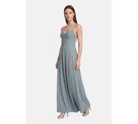 Abendkleid VERA MONT "Damen im Glitzer-Look", Damen, Gr. 40, Normalgrößen, weiß, grau, Obermaterial: 100% Polyester. Futter: 100% Polyester, figurbetont lang, herzförmiger Ausschnitt, Kleider Abendkle
