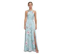 Vera Mont Damen Abendkleid mit Blumenprint 34, Green/Pink