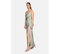 Abendkleid VERA MONT "Damen mit Seitenschlitzen", Damen, Gr. 32, Normalgrößen, grün (mint, silber), Stoff, Obermaterial: 81% Polyamid, 19% Elasthan. Besatz: 100% Polyamid. Futter: 100% Polyester, figu