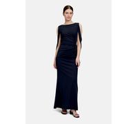 Abendkleid VERA MONT "Damen mit Spitze", Damen, Gr. 38, Normalgrößen, blau (night sky), Crêpe, Obermaterial: 95% Polyester, 5% Elasthan. Besatz: 90% Polyamid, 10% Elasthan. Futter: 100% Polyester, fig